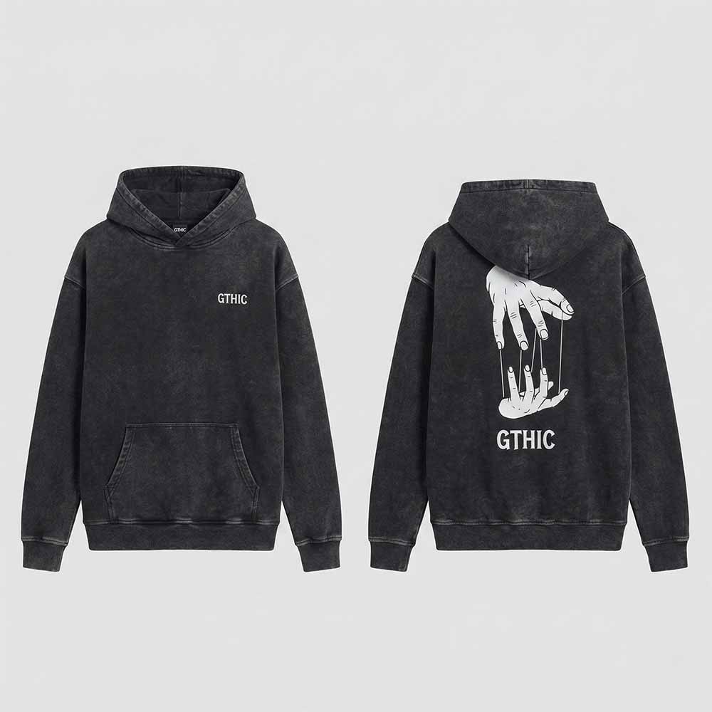 Puppet Master Hands Vintage Washed Hoodie | Gthic.com