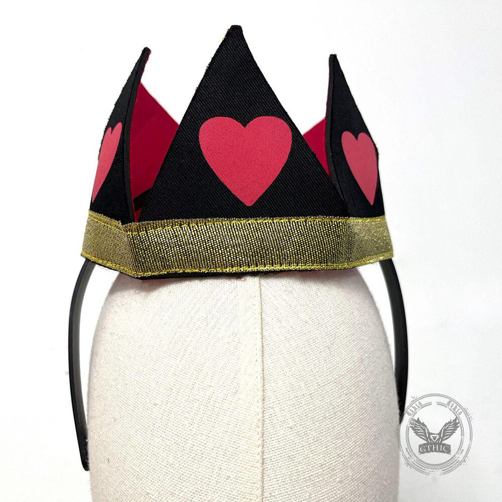 Queen of Hearts Halloween Cosplay Costume Set