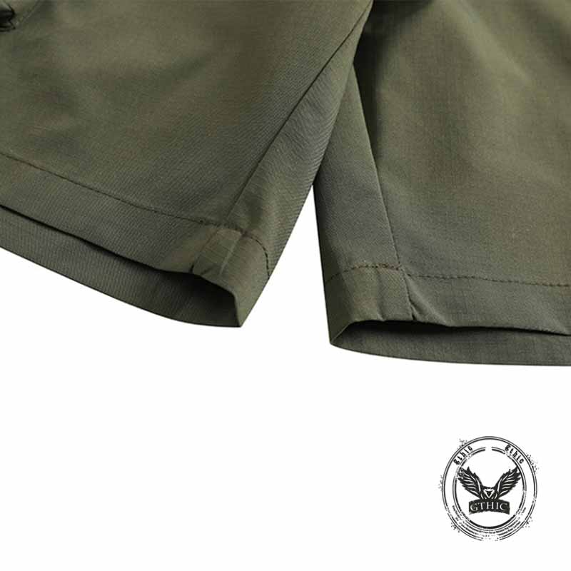 Quick Dry Casual Multi-Zipper Pocket Cargo Shorts