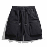 Quick Dry Casual Multi-Zipper Pocket Cargo Shorts