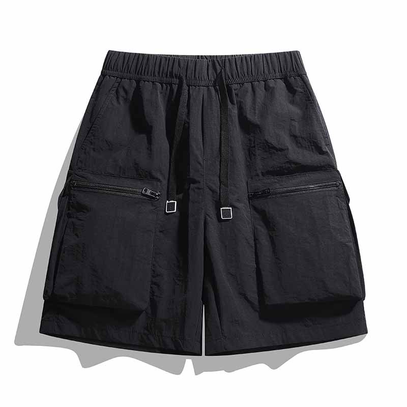 Quick Dry Casual Multi-Zipper Pocket Cargo Shorts