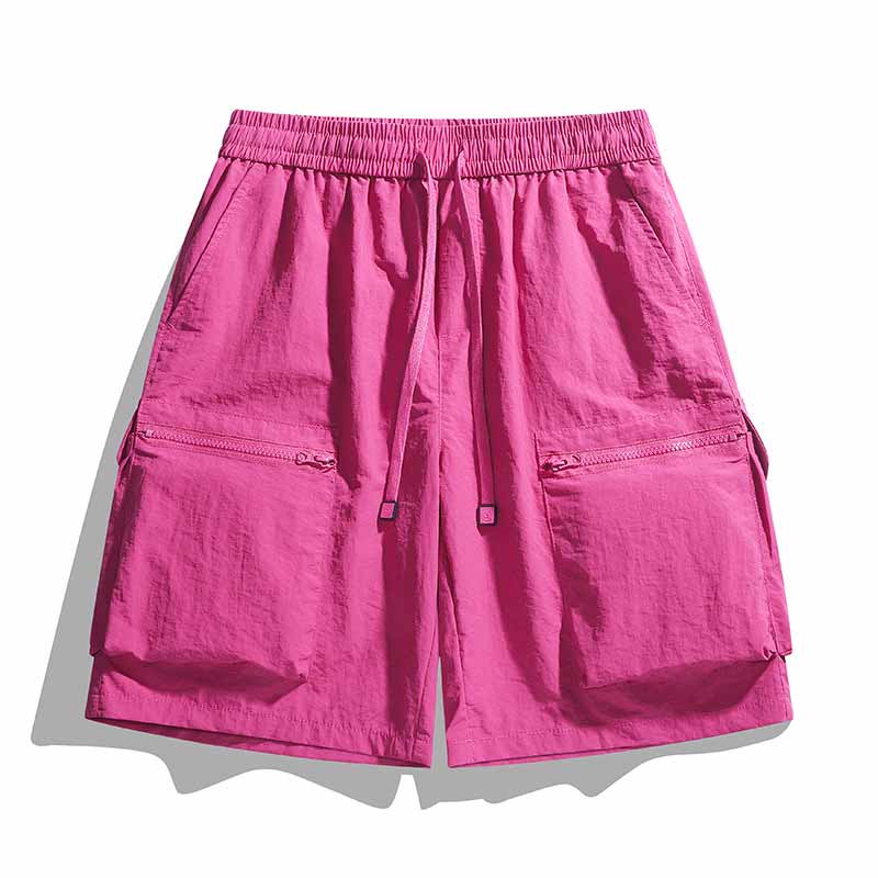 Quick Dry Casual Multi-Zipper Pocket Cargo Shorts