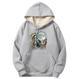 Racoons howling at the Moon Crew Collar Hoodie