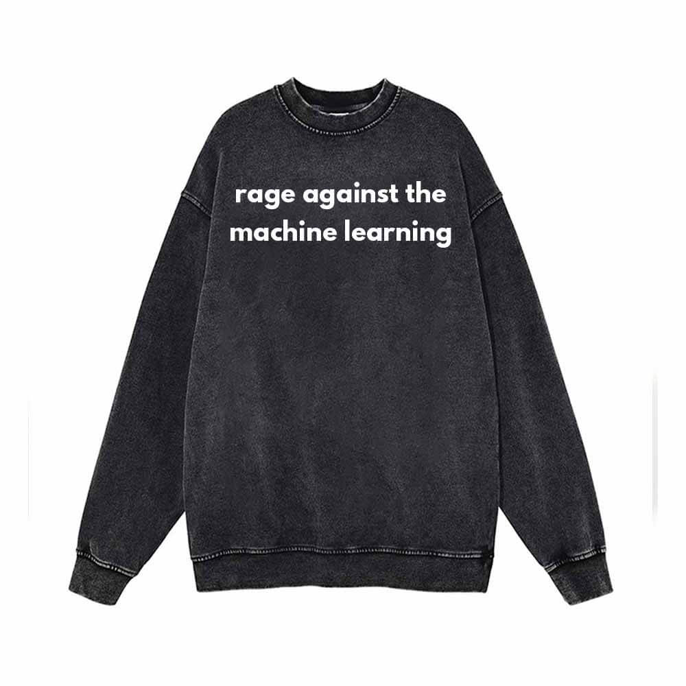 Rage Against The Machine Learning Vintage Washed Sweatshirt