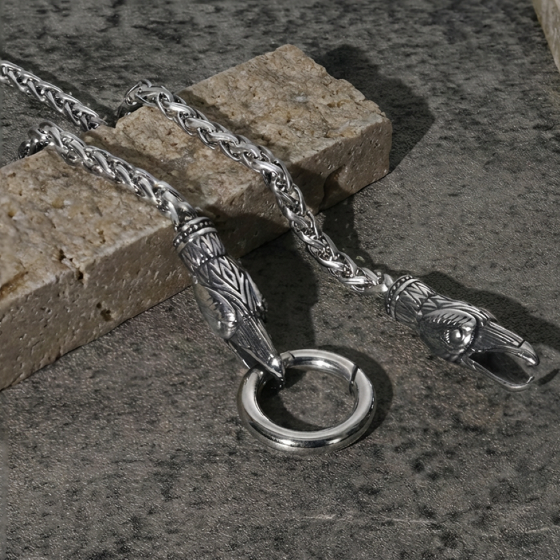 Raven & Hammer Stainless Steel Necklace – GTHIC