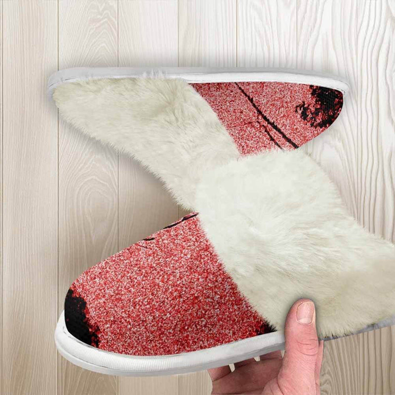 Red Sky Night Forest Cotton Slipper | Gthic.com