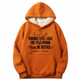 Remember When I Asked Letters Crew Collar Hoodie