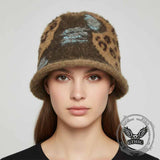 Retro All-Match Colorblock Plush Beanie Hat | Gthic.com