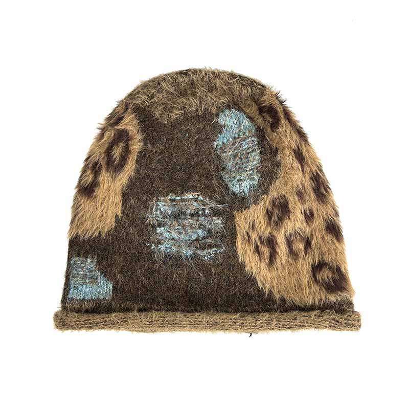 Retro All-Match Colorblock Plush Beanie Hat | Gthic.com