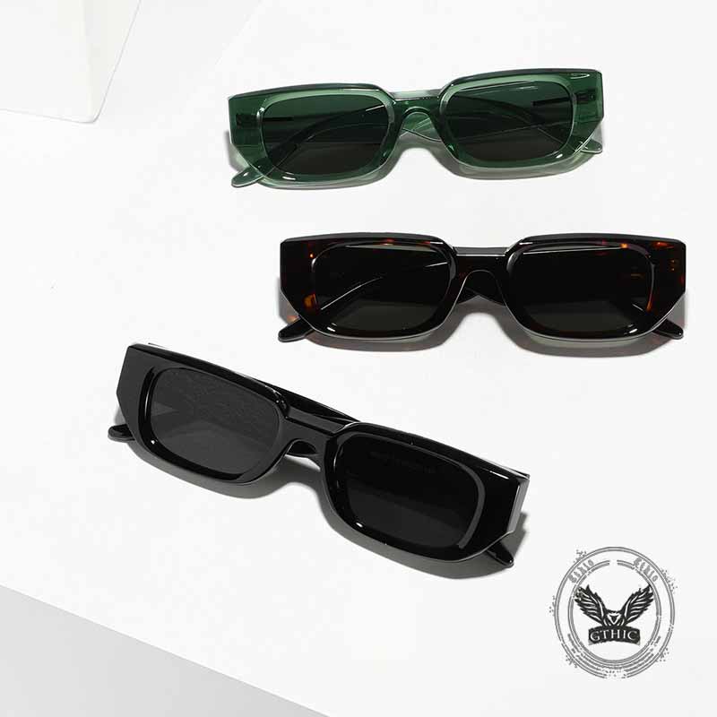 Retro All-Match Square Frame PC Sunglasses 01 | Gthic.com