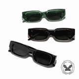 Retro All-Match Square Frame PC Sunglasses