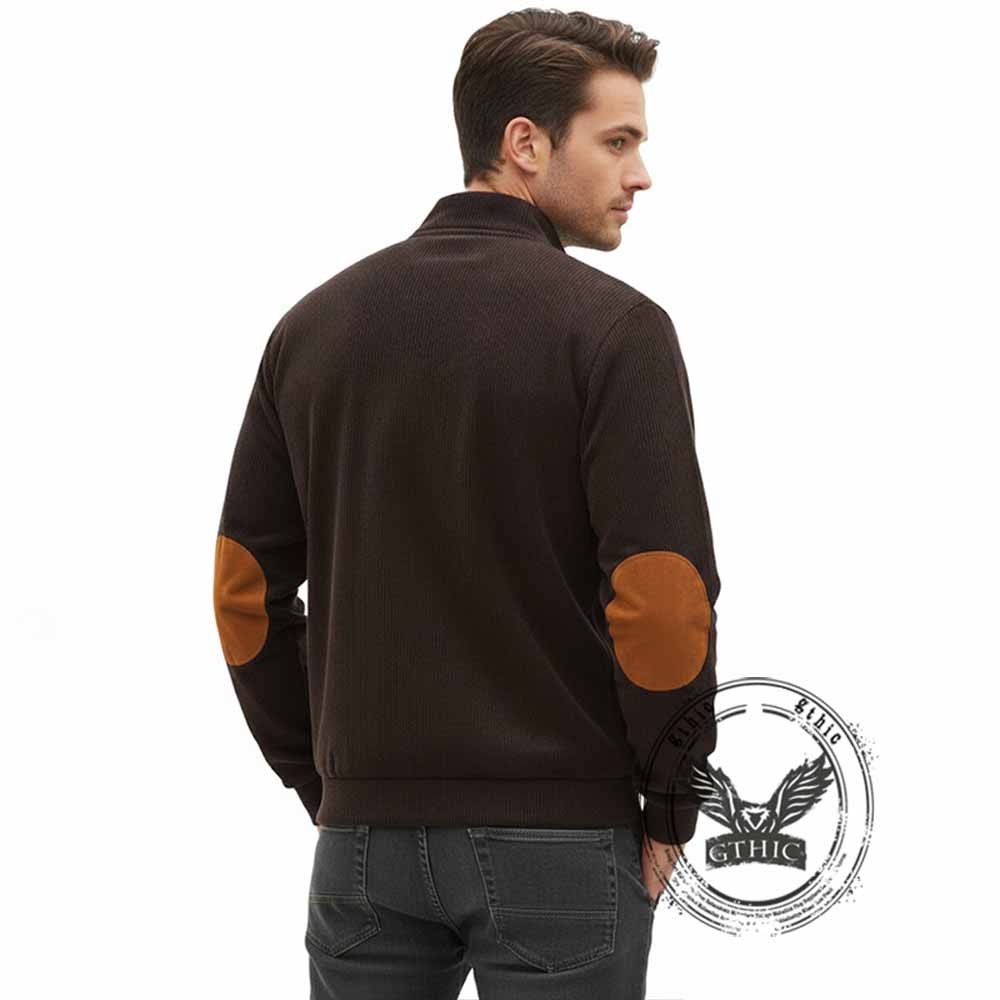 Retro Corduroy Long-Sleeved Zipper Casual Jacket | Gthic.com