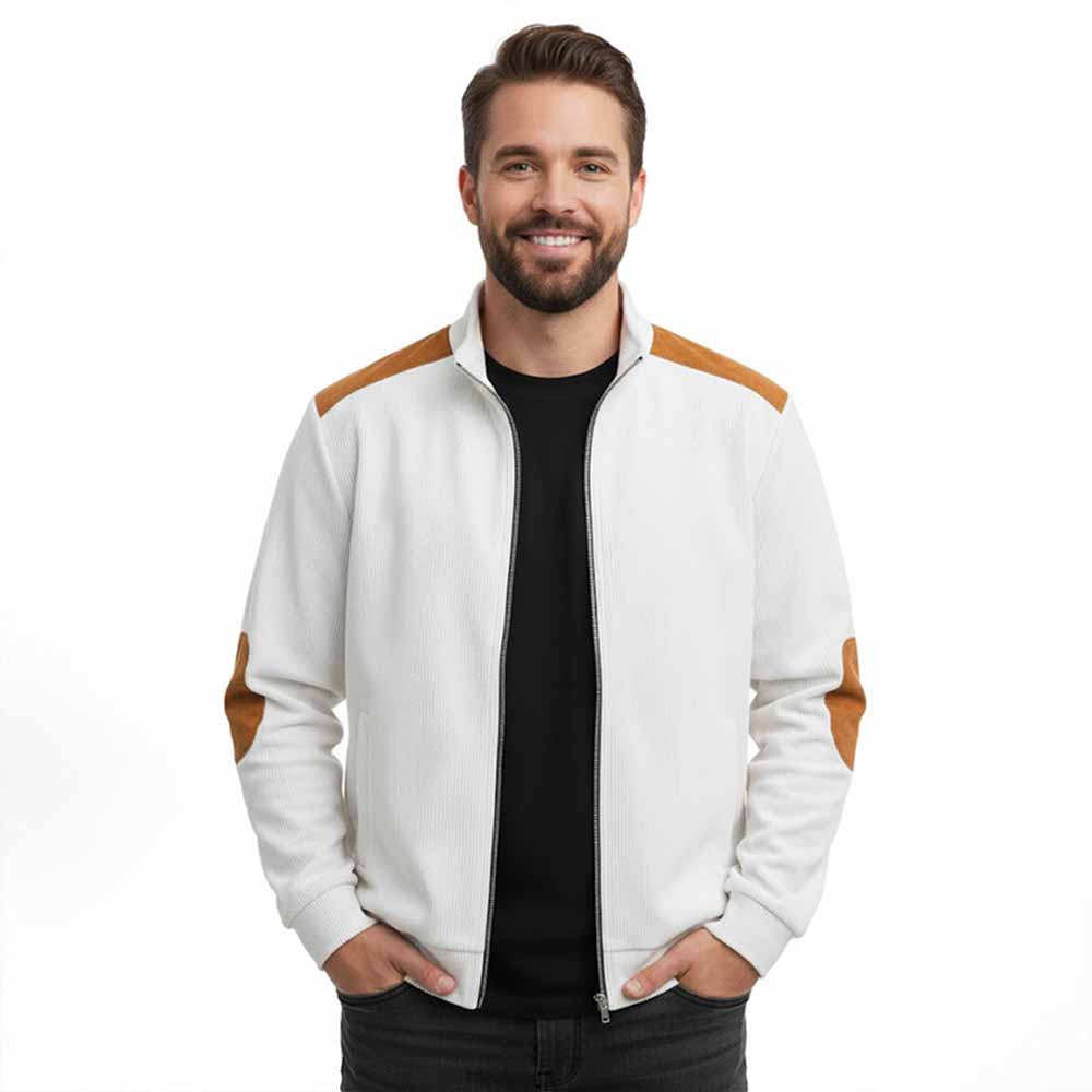 Retro Corduroy Long-Sleeved Zipper Casual Jacket | Gthic.com
