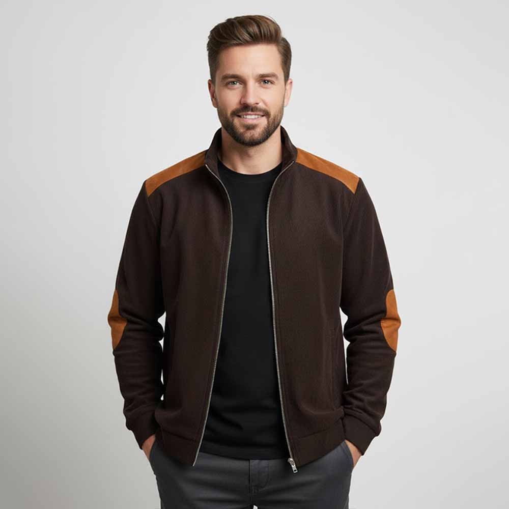 Retro Corduroy Long-Sleeved Zipper Casual Jacket | Gthic.com