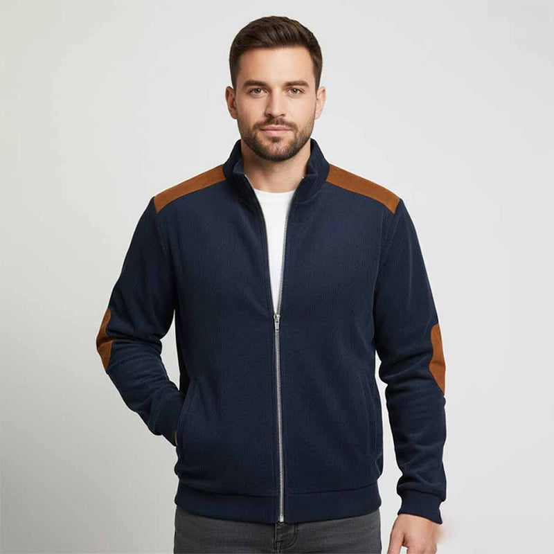 Retro Corduroy Long-Sleeved Zipper Casual Jacket