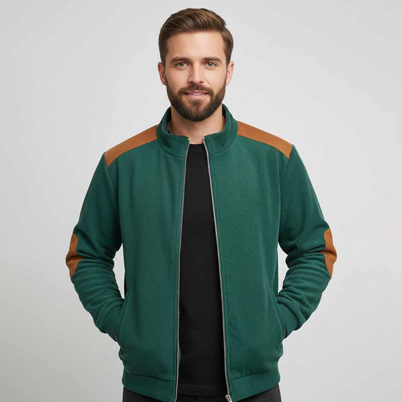 Retro Corduroy Long-Sleeved Zipper Casual Jacket