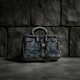 Retro Denim Jeans-Style Versatile Handbag