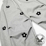 Retro Floral Embroidered Versatile Casual Pants