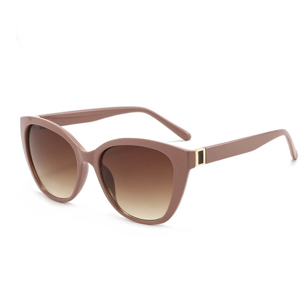 Retro Gradient Cat-Eye UV-Proof PC Sunglasses