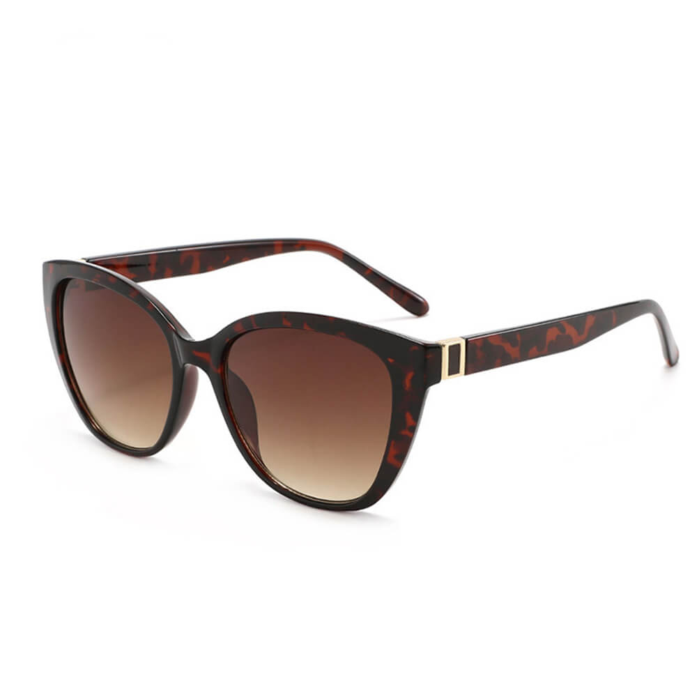 Retro Gradient Cat-Eye UV-Proof PC Sunglasses