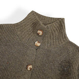 Retro Loose Collared Button-Down Cardigan Sweater