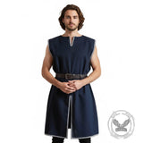 Retro Loose Round Neck Waist Robe Costume