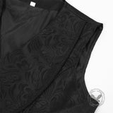 Retro Medieval Jacquard Punk Waistcoat Costume