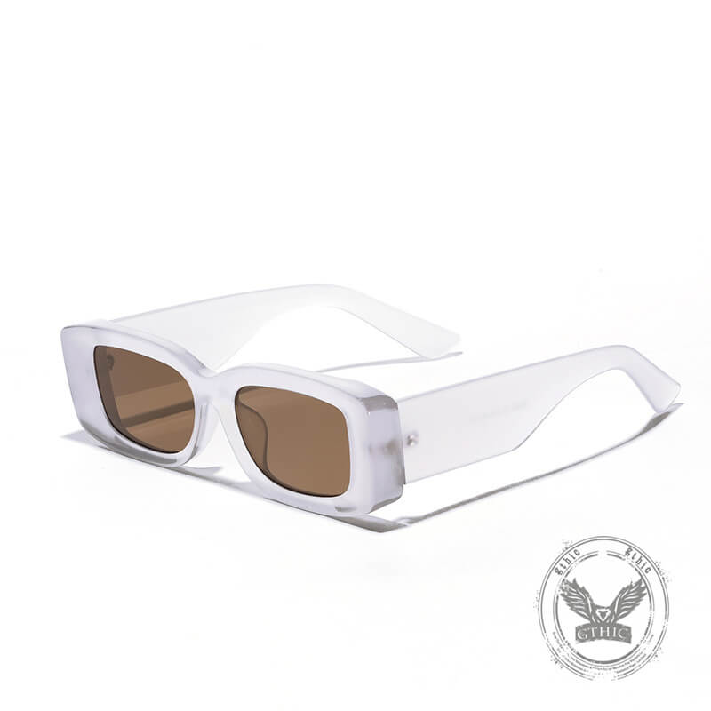Retro Modern Square Small Frame PC Sunglasses | Gthic.com