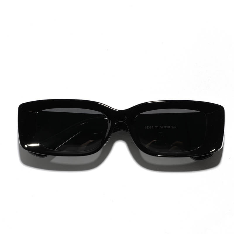 Retro Modern Square Small Frame PC Sunglasses | Gthic.com
