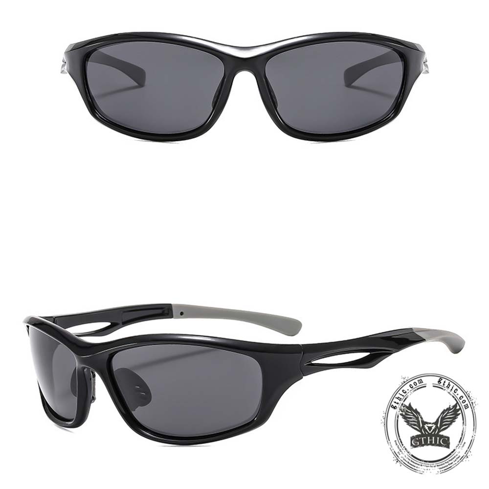 Retro Outdoor Sporty Y2K Polarized PC Sunglasses