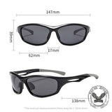 Retro Outdoor Sporty Y2K Polarized PC Sunglasses