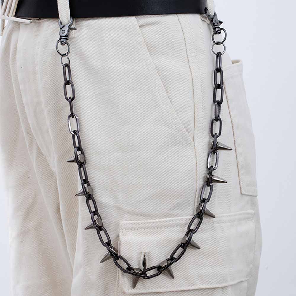 Retro Rock Spiked Punk Alloy Pants Chain | Gthic.com