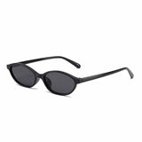 Retro Small Frame UV Protection PC Oval Sunglasses