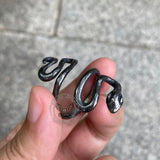Retro Snake Design Stainless Steel Ring