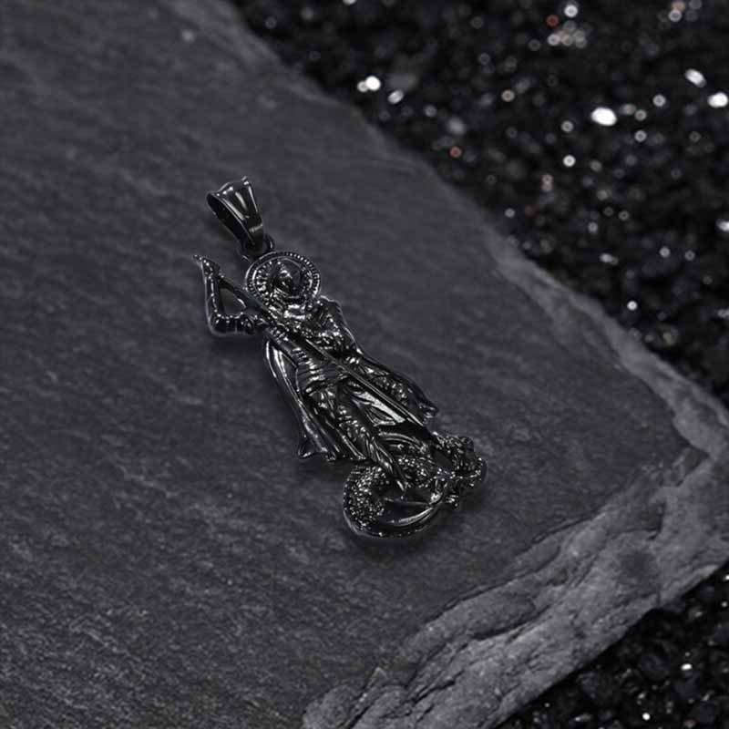 Retro St. George Slay Dragon Stainless Steel Pendant