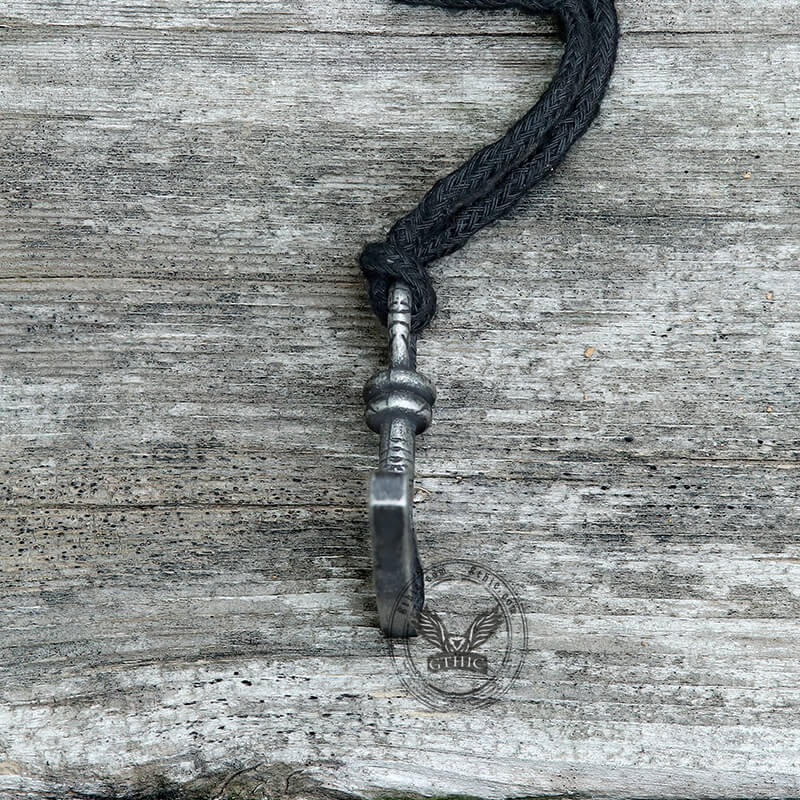 Retro Thor's Hammer Stainless Steel Viking Pendant