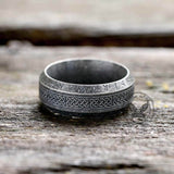 Retro Tree Of Life Knot Stainless Steel Viking Ring | Gthic.com