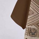 Retro Western Cowboy Print Short Sleeve Polo Shirt | Gthic.com