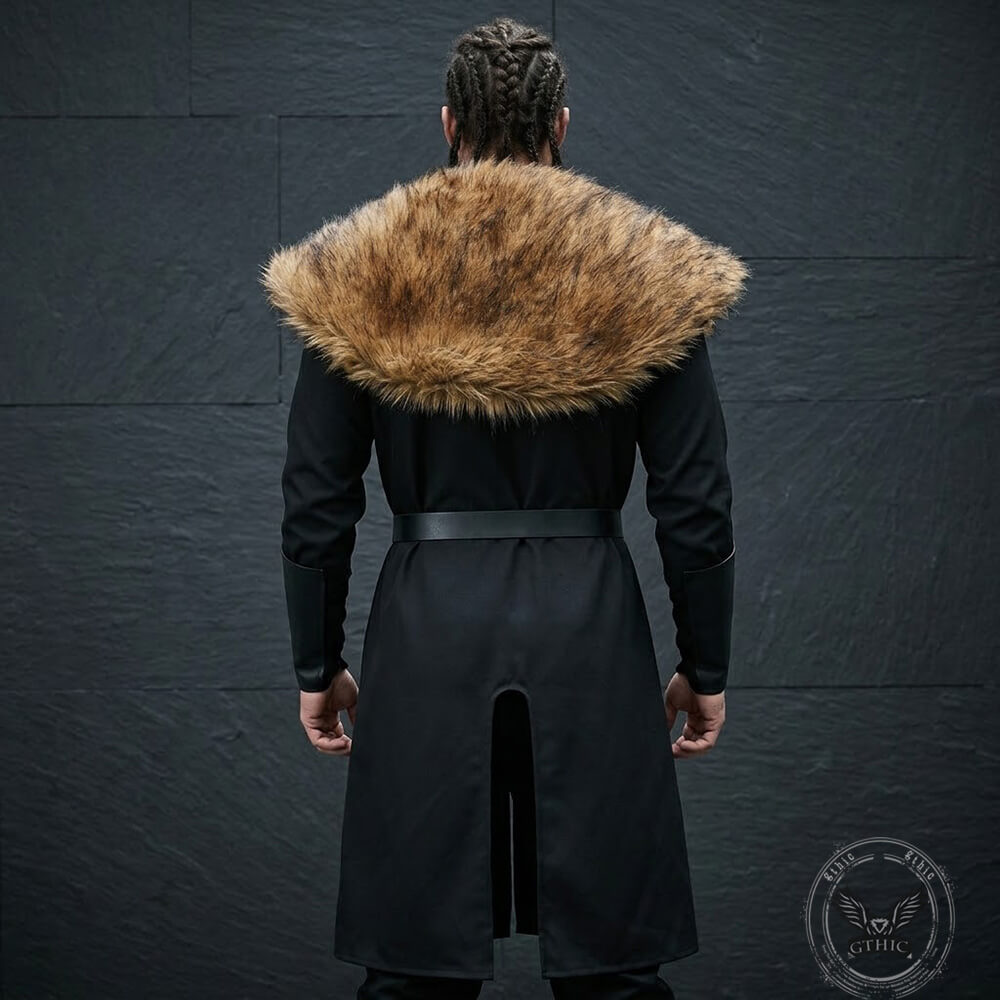 Revival Of Medieval Viking Warrior Robe Costume Set