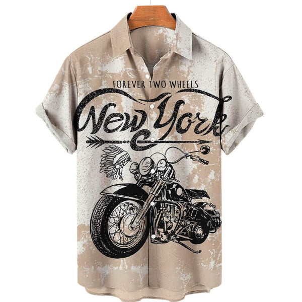 Ride Motorcycle Polyester Biker Shirt
