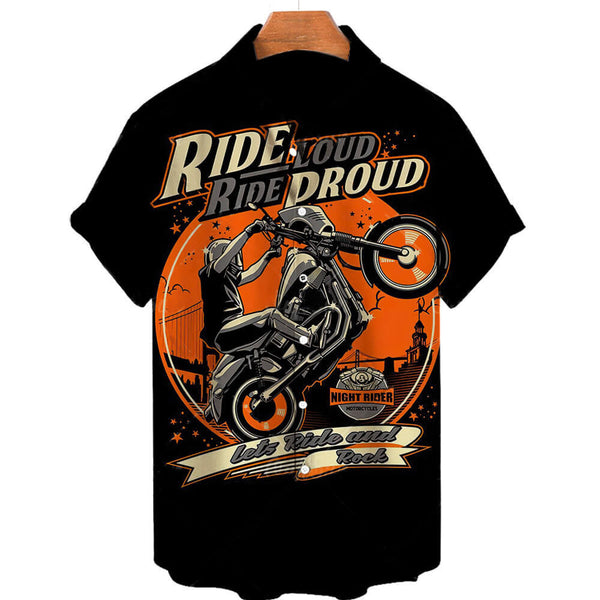 Ride Motorcycle Polyester Biker Shirt | Gthic.com
