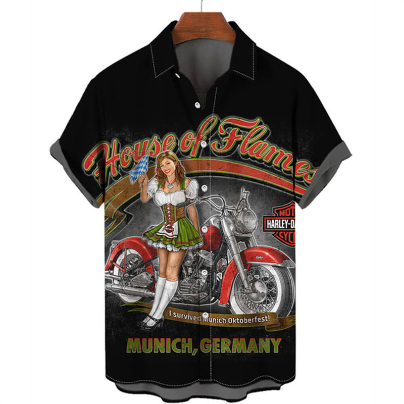 Ride Motorcycle Polyester Biker Shirt | Gthic.com