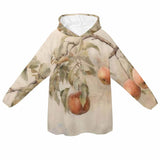 Ripe Apple Print Blanket Hoodie