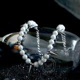 Rivet Pearl Stainless Steel Necklace