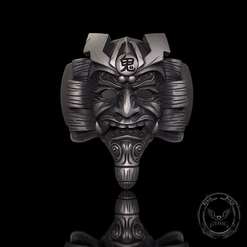 Ronin Ghost Samurai Sterling Silver Ring | Gthic.com