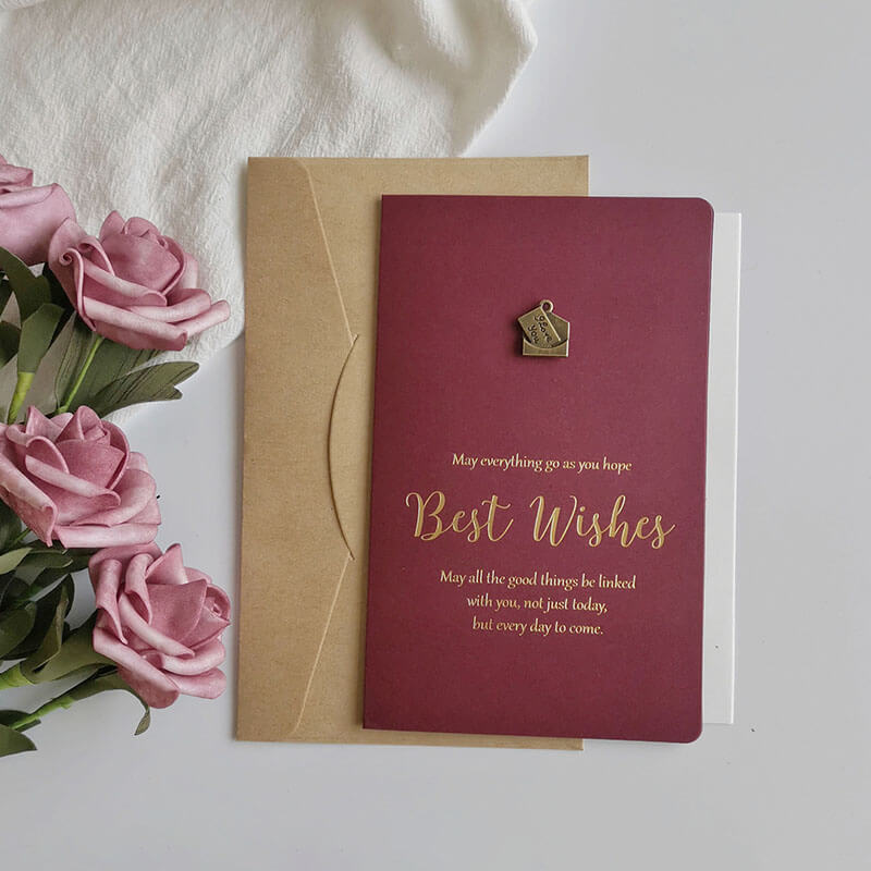 Rose Bronzing Greeting Cards