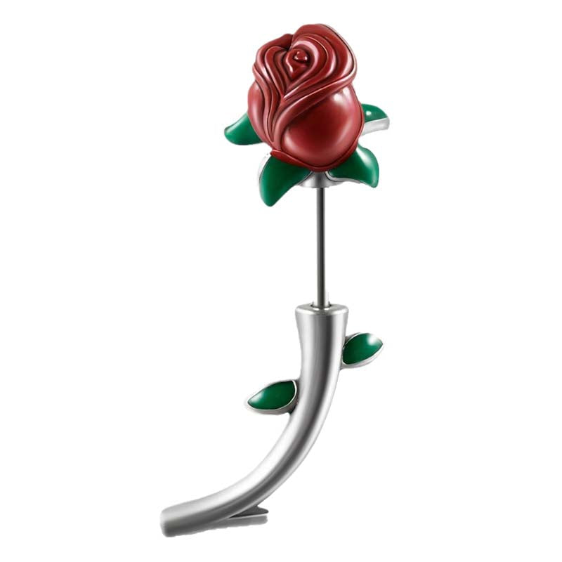 Rose Buds Stainless Steel Piercing Earrings | Gthic.com