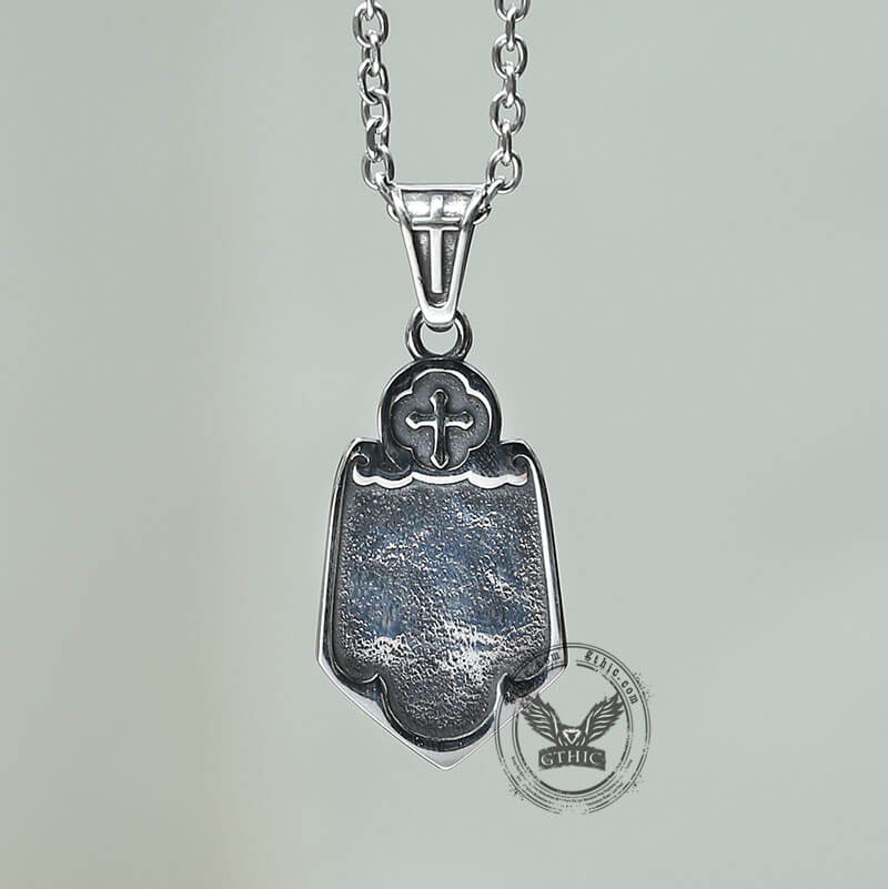 Saint Christopher Stainless Steel Pendant | Gthic.com