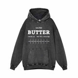 Salted Butter Vintage Washed Hoodie 01 | Gthic.com