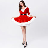 Santa Claus Hooded Dress Christmas Costume | Gthic.com